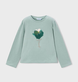Mayoral L/S Pastel Green Tee