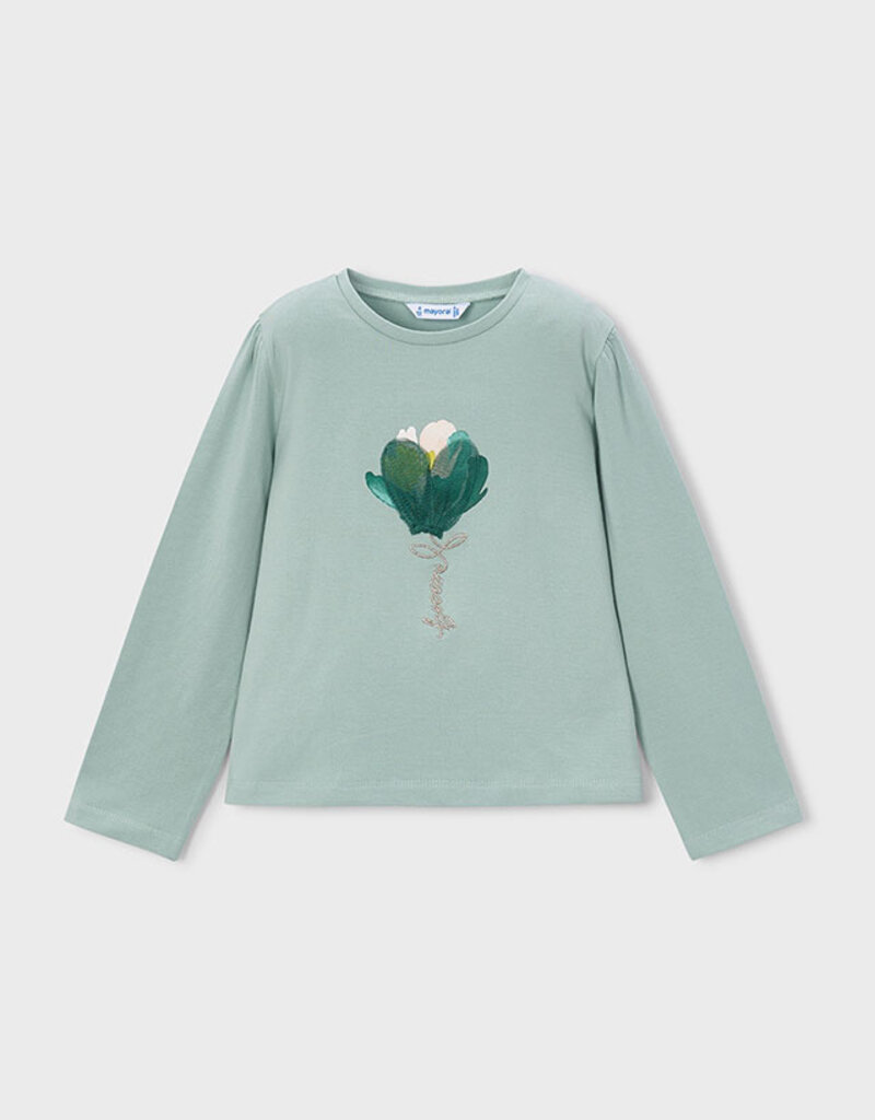 Mayoral L/S Pastel Green Tee