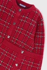 Mayoral Red Tricot Skirt Set