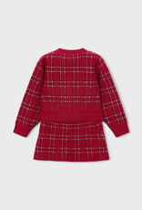 Mayoral Red Tricot Skirt Set