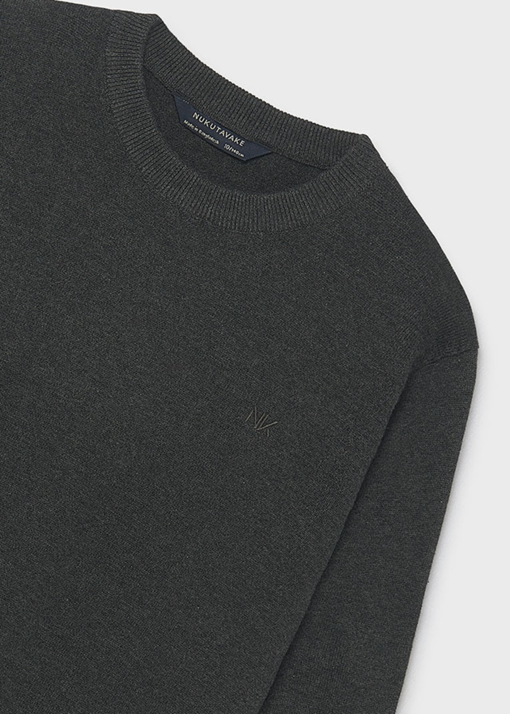 Mayoral Dark Gray Cotton Sweater