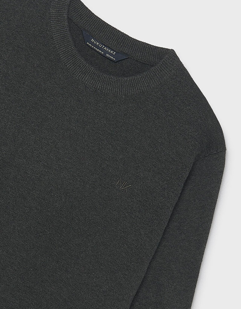 Mayoral Dark Gray Cotton Sweater