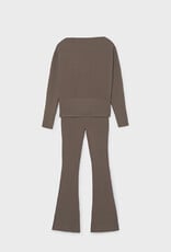 Mayoral Chocolate Knit Pant Set