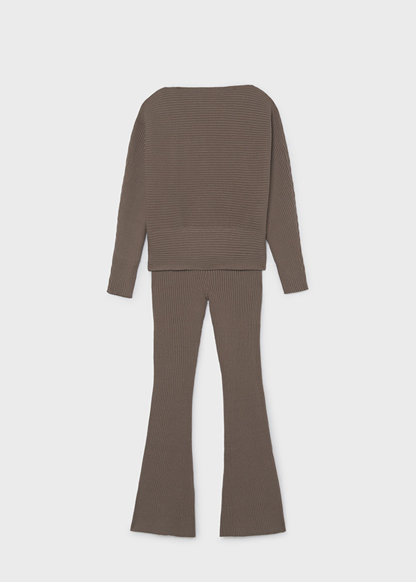Mayoral Chocolate Knit Pant Set
