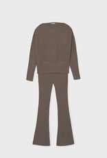 Mayoral Chocolate Knit Pant Set