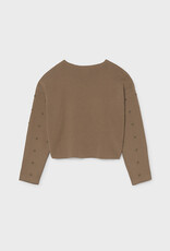 Mayoral Camel Sweater w/Studs
