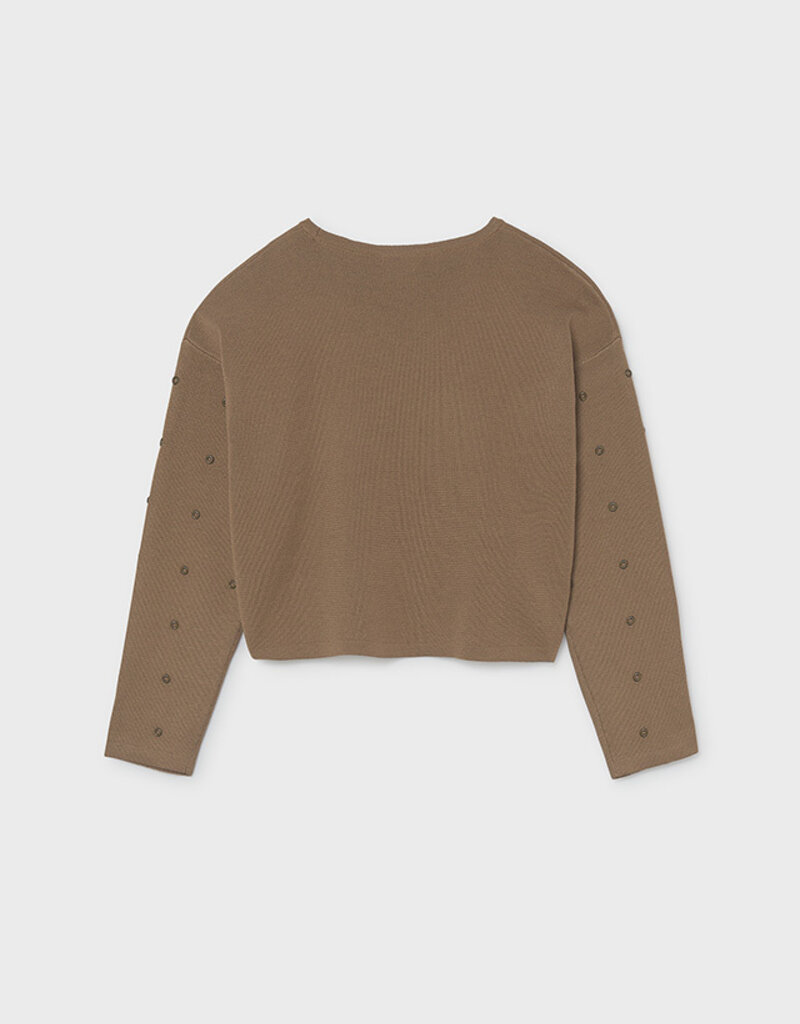 Mayoral Camel Sweater w/Studs