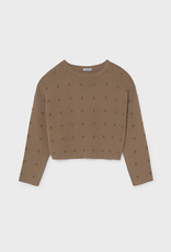 Mayoral Camel Sweater w/Studs
