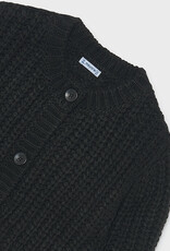Mayoral Black English Knit Cardigan