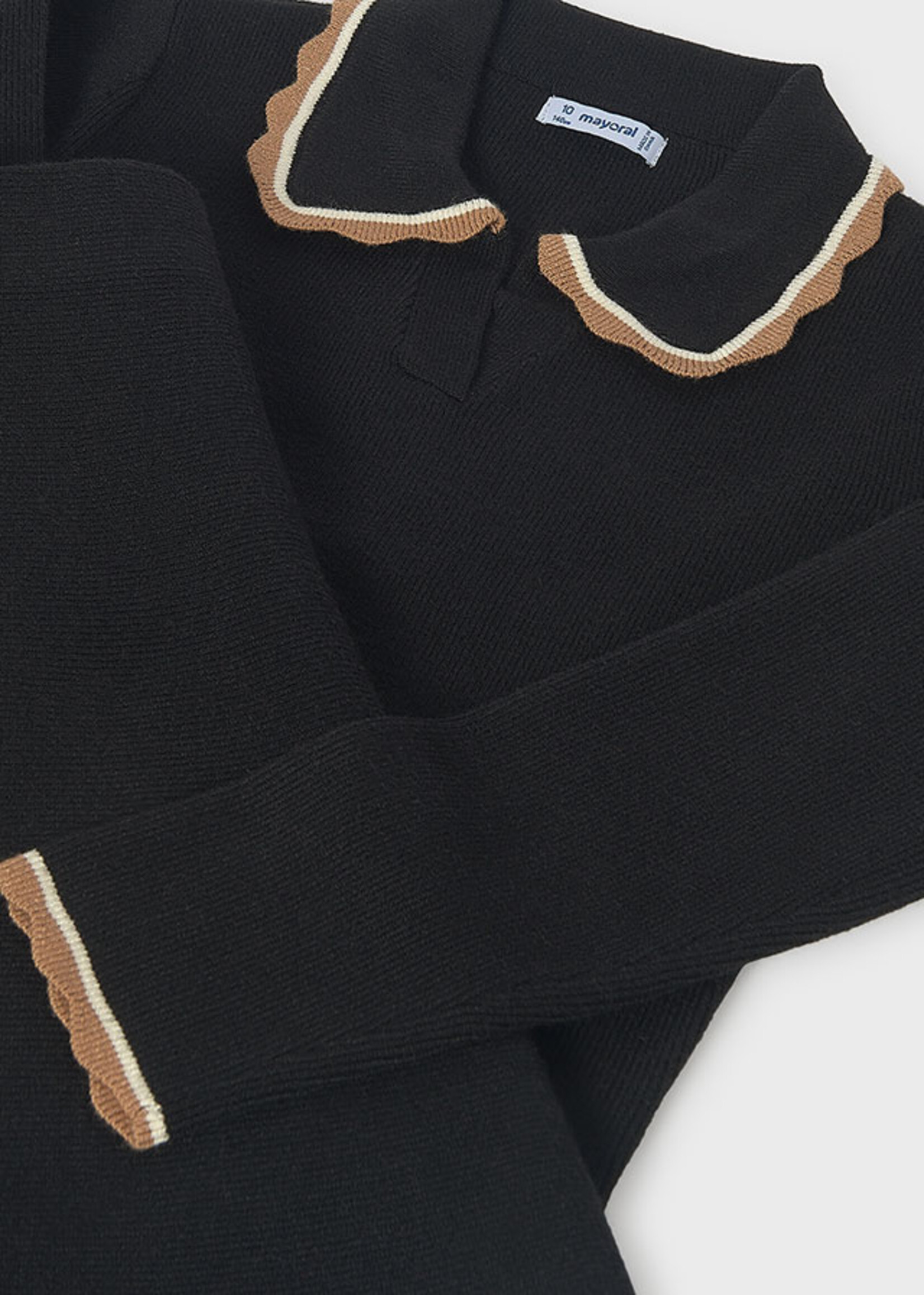 Mayoral Tricot Black Skirt Set