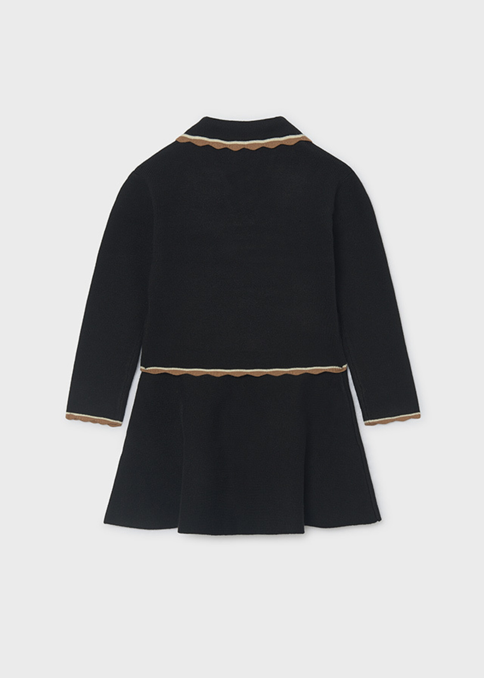 Mayoral Tricot Black Skirt Set