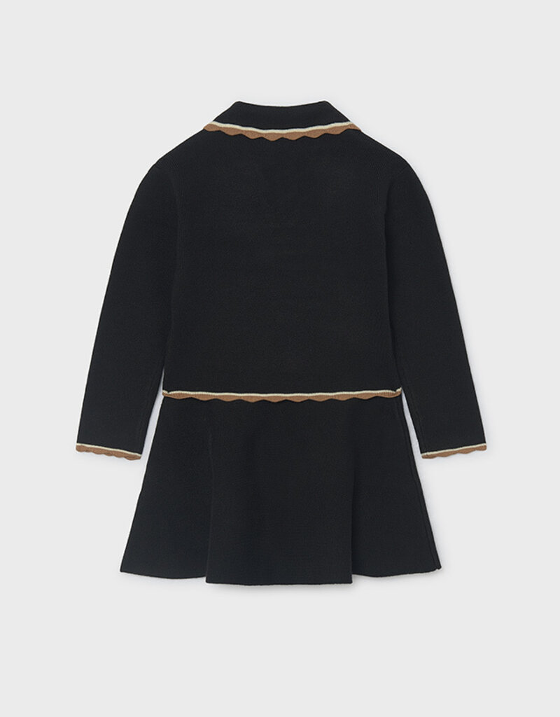 Mayoral Tricot Black Skirt Set