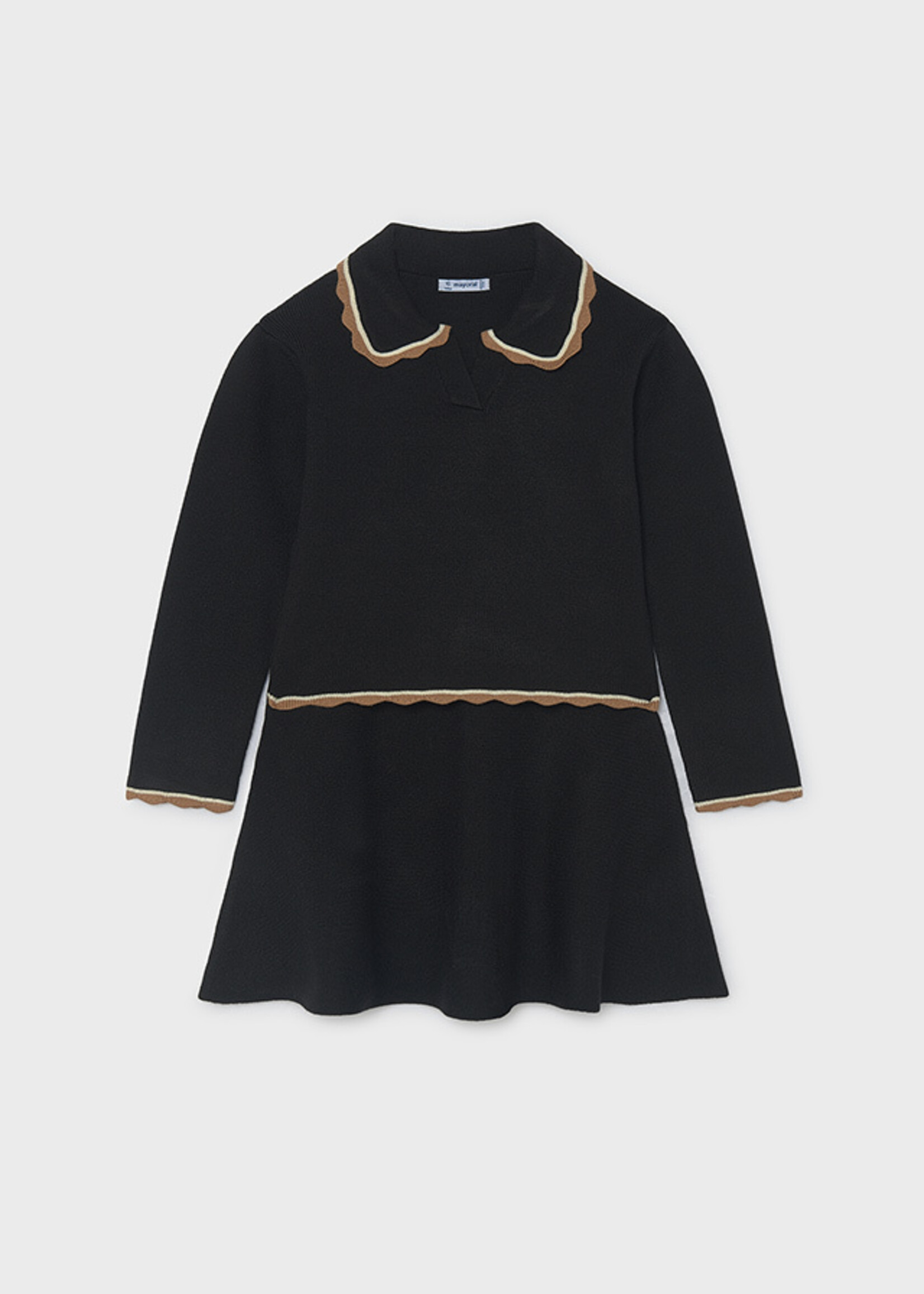 Mayoral Tricot Black Skirt Set