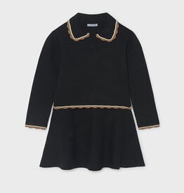Mayoral Tricot Black Skirt Set