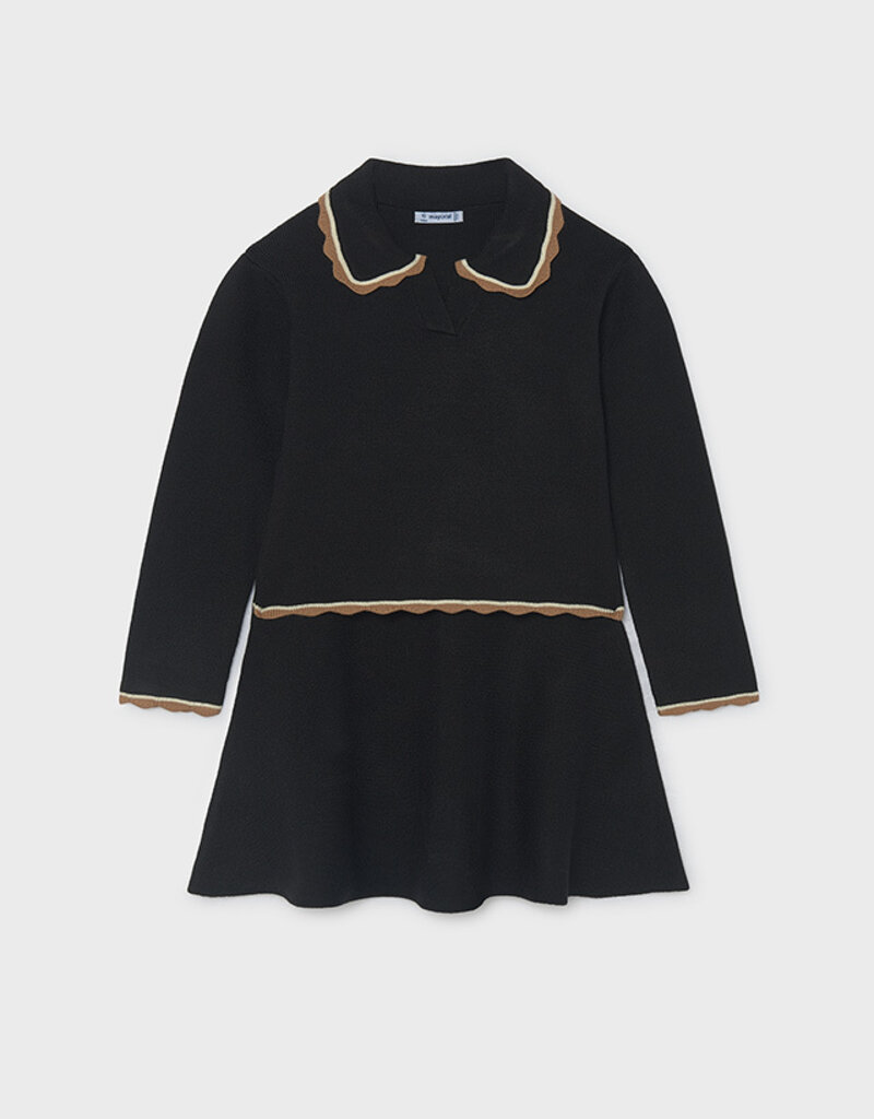 Mayoral Tricot Black Skirt Set