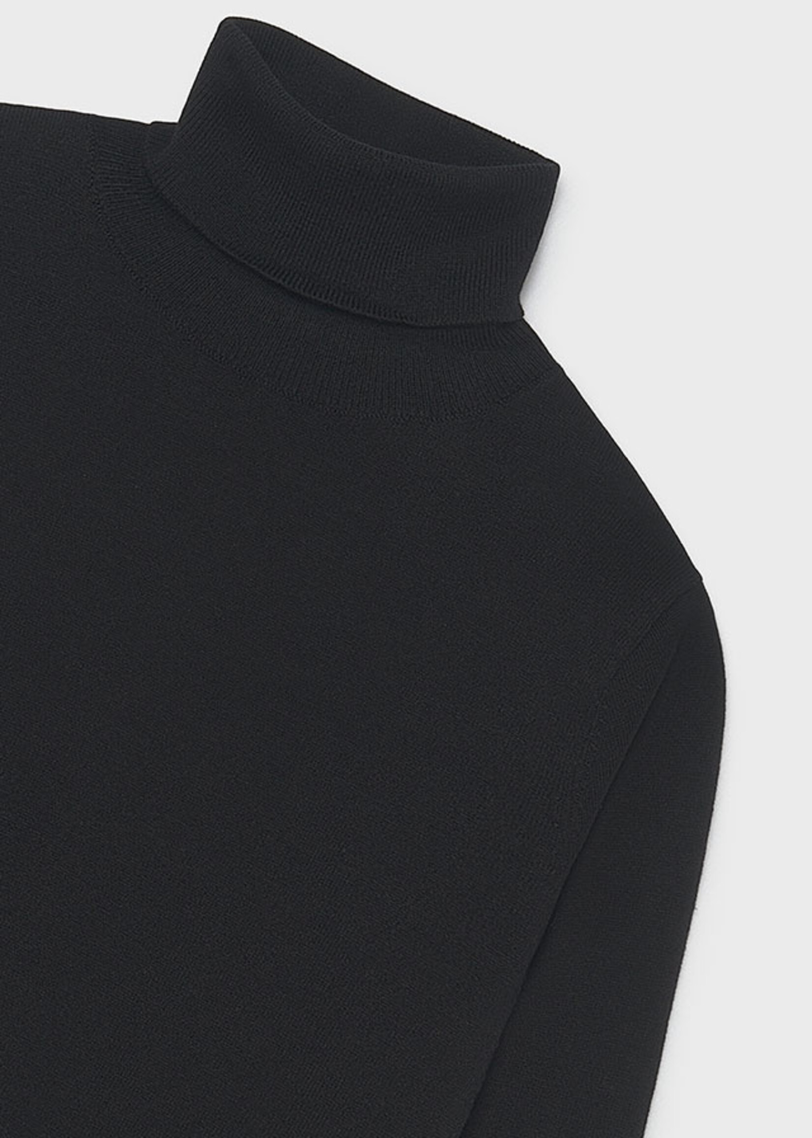 Mayoral Black Knit Turtleneck