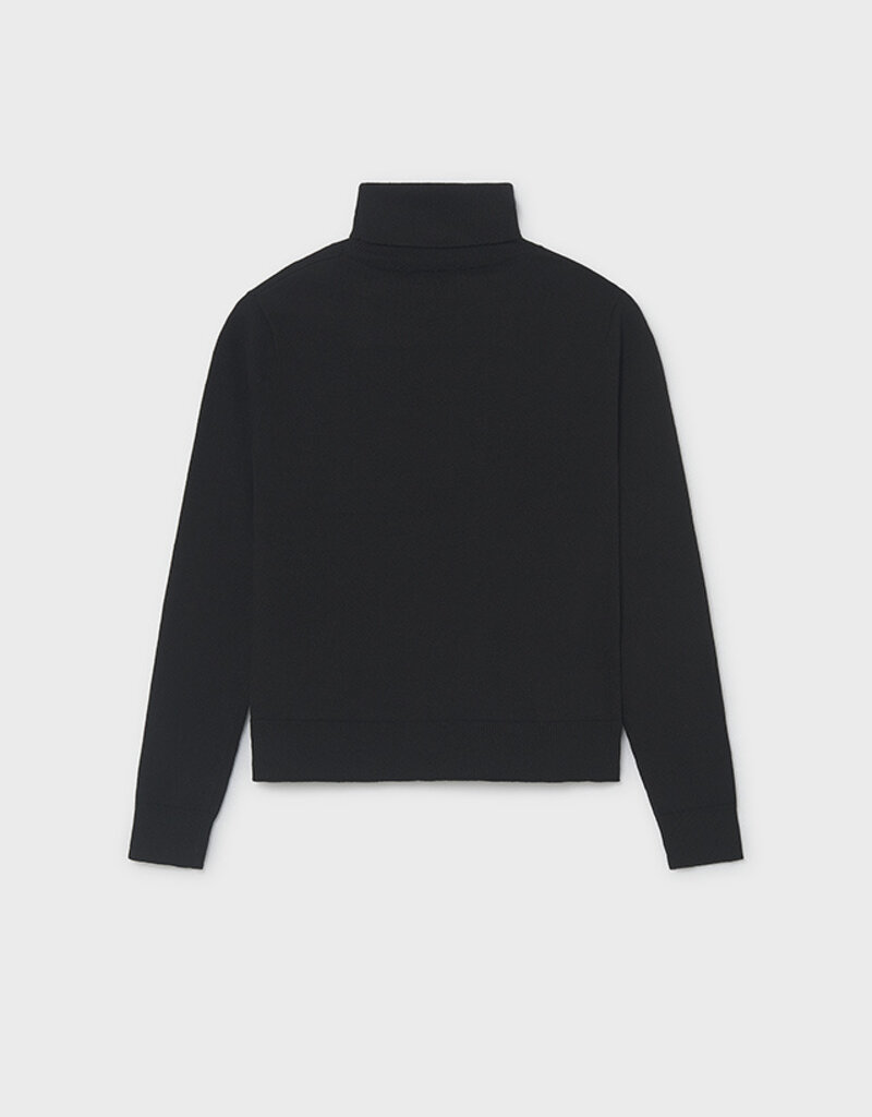 Mayoral Black Knit Turtleneck