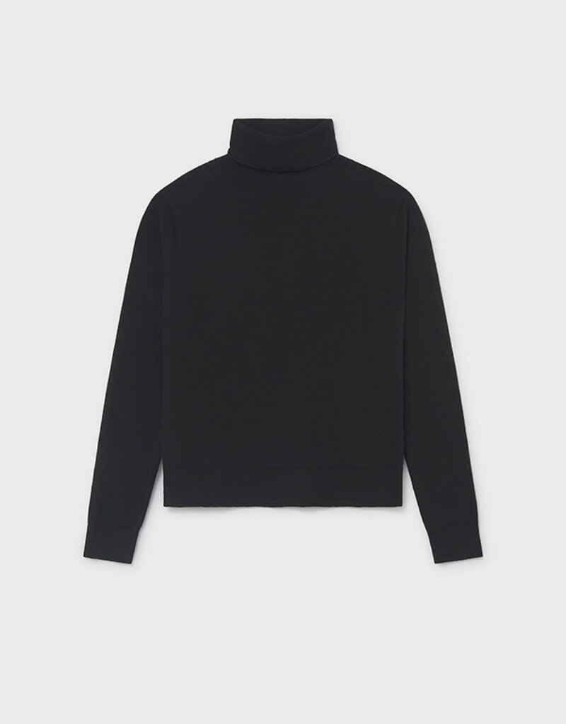 Mayoral Black Knit Turtleneck