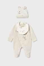 Mayoral Footie w/Bunny 3 Piece Set
