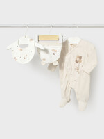Mayoral Footie w/Bunny 3 Piece Set