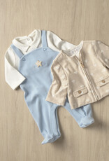 Mayoral Overall Romper w/Jacket Sky