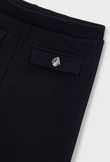 Mayoral Flare Fleece Leggings Black