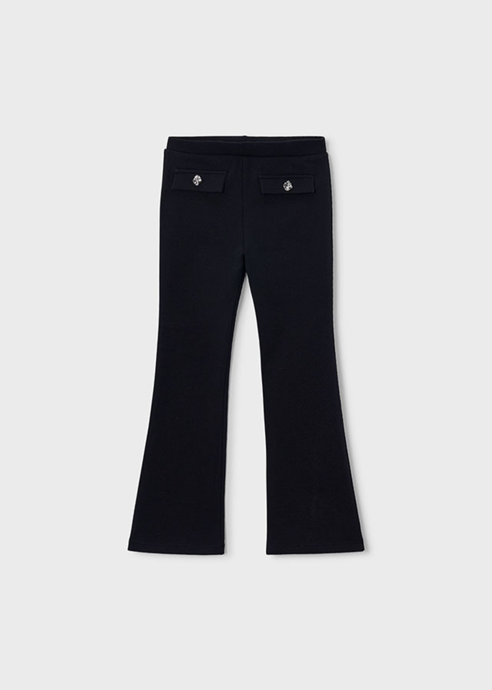 Mayoral Flare Fleece Leggings Black