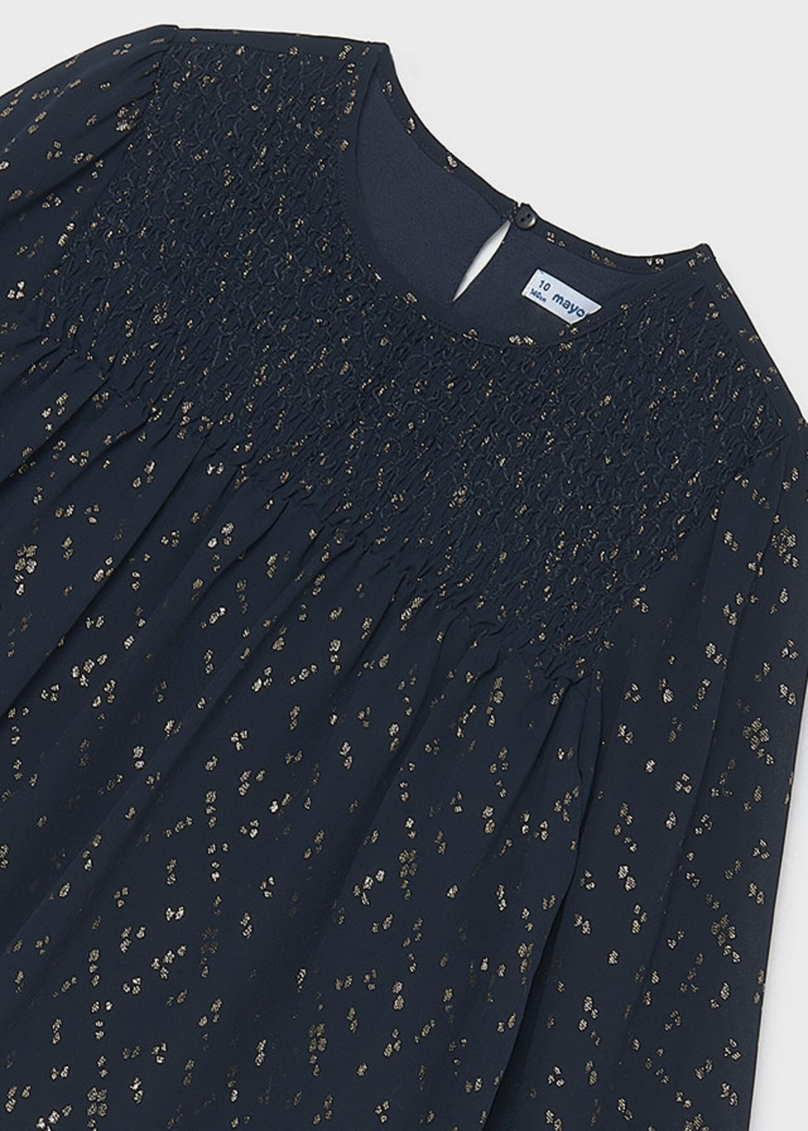 Mayoral Black Shimmer Blouse