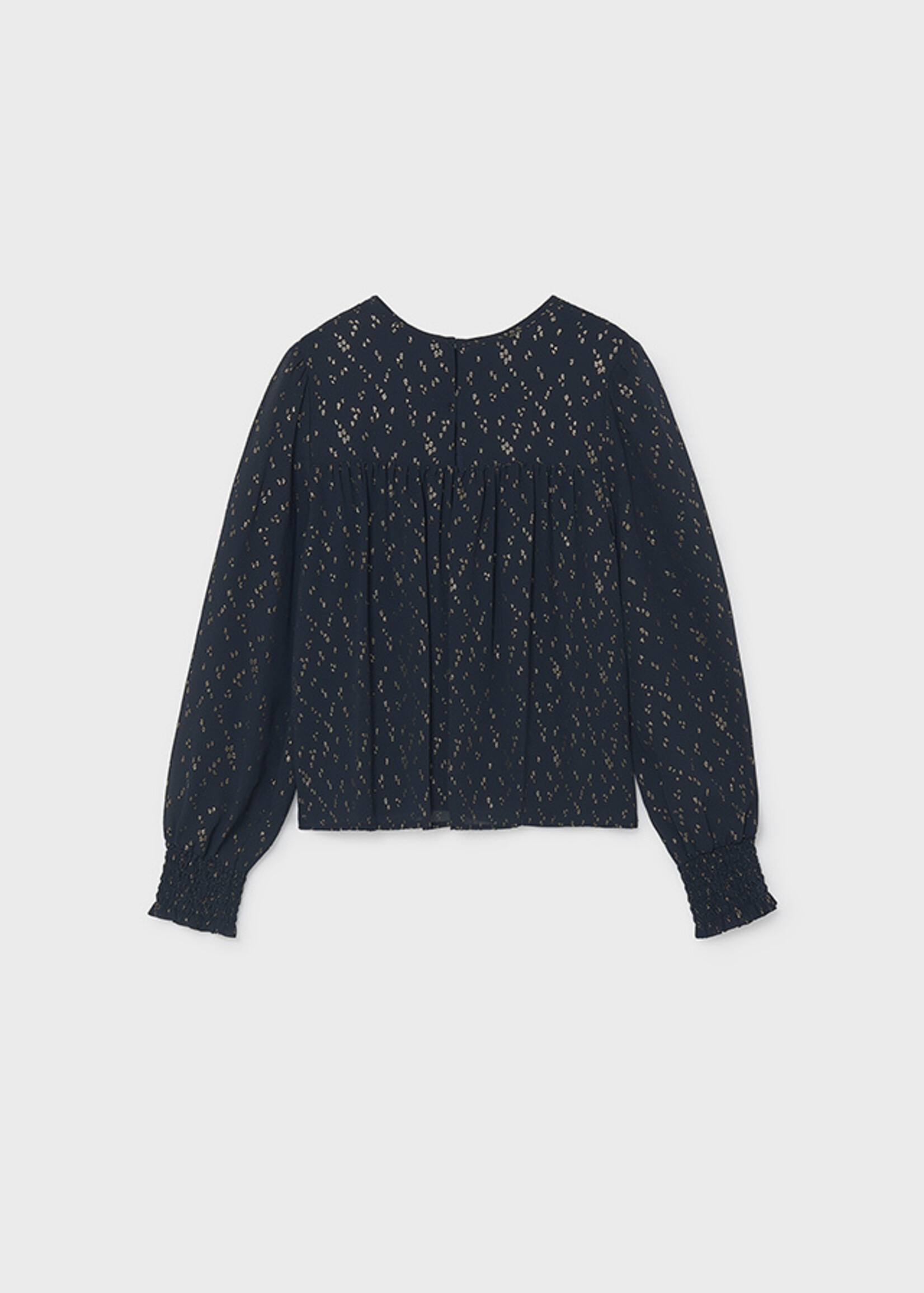Mayoral Black Shimmer Blouse
