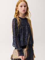 Mayoral Black Shimmer Blouse