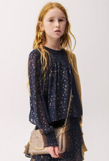 Mayoral Black Shimmer Blouse