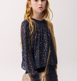 Mayoral Black Shimmer Blouse