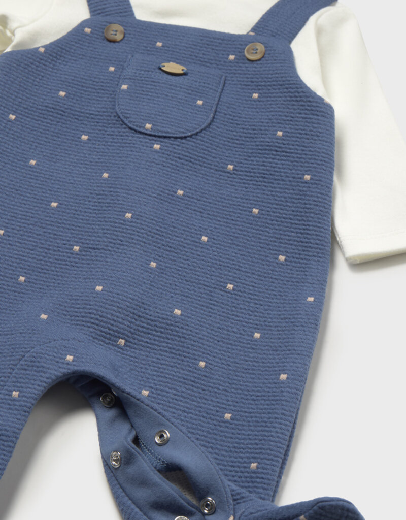 Mayoral Boys Overall w/Top Blue