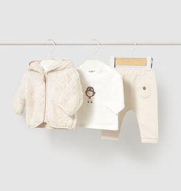 Mayoral 3 Pc Hoody Coat Pant Set