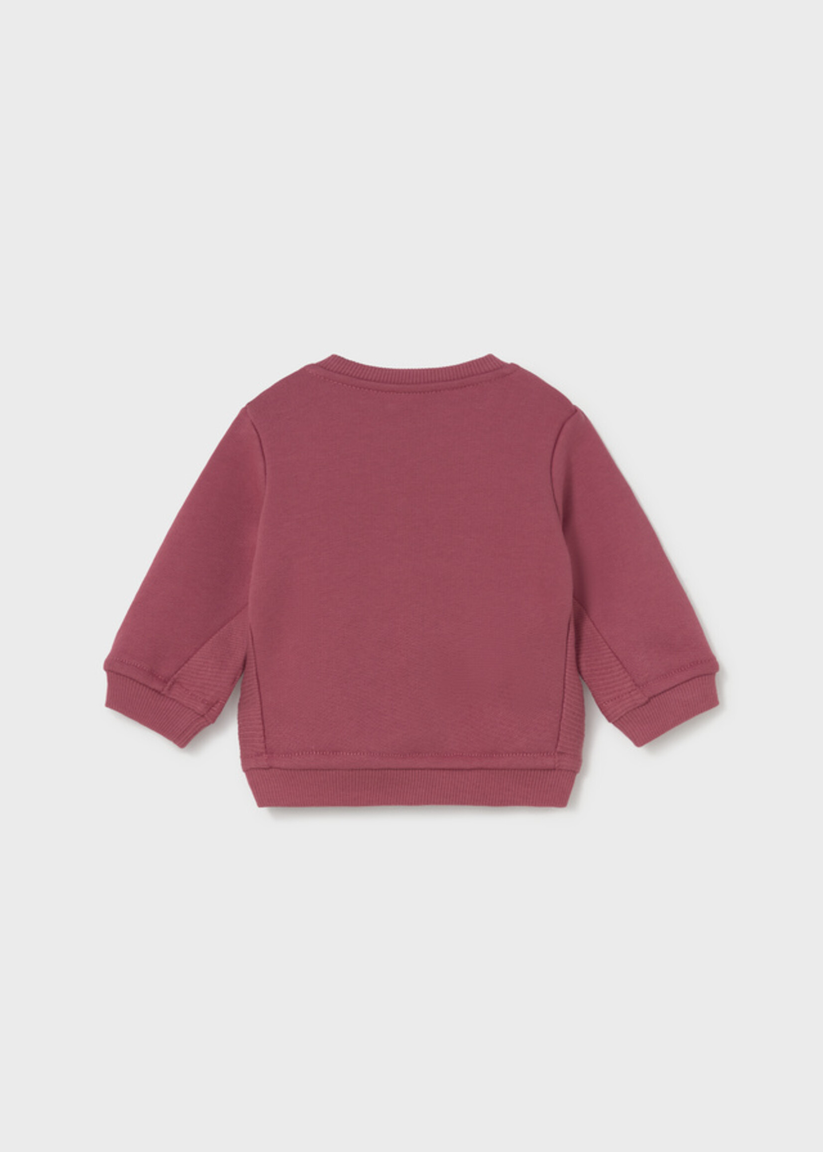 Mayoral Boys Pullover w/Bear Applique Plum