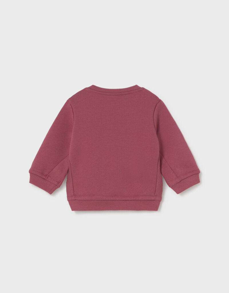 Mayoral Boys Pullover w/Bear Applique Plum