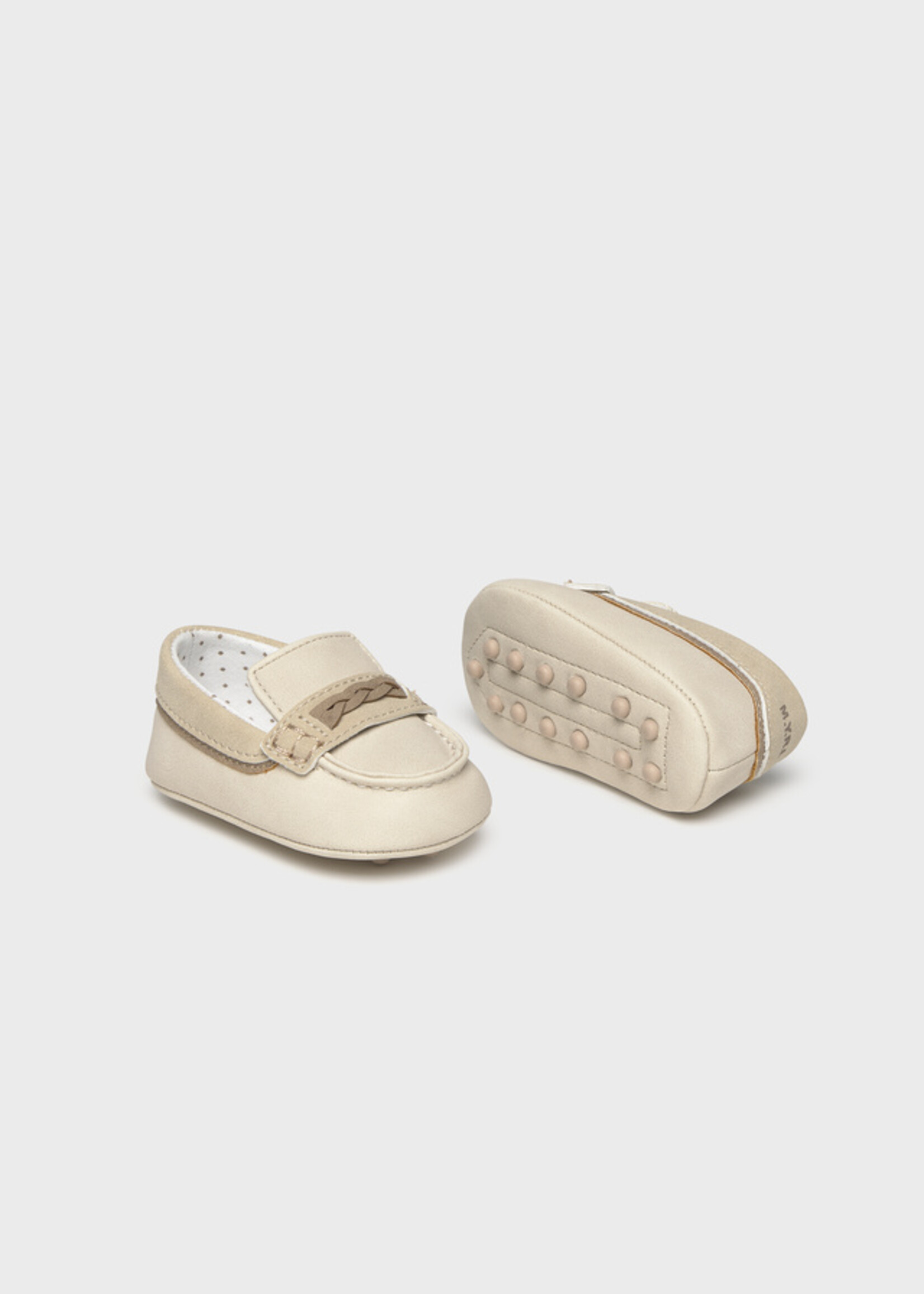 Mayoral Baby Boys Tan Moccasins