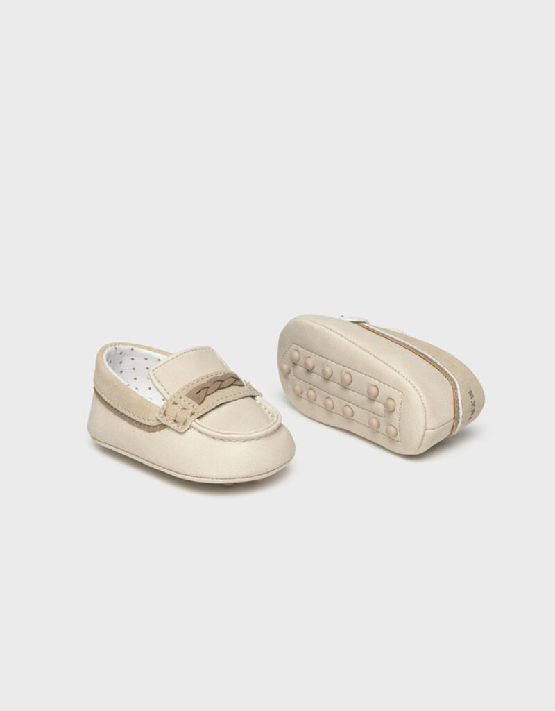 Mayoral Baby Boys Tan Moccasins