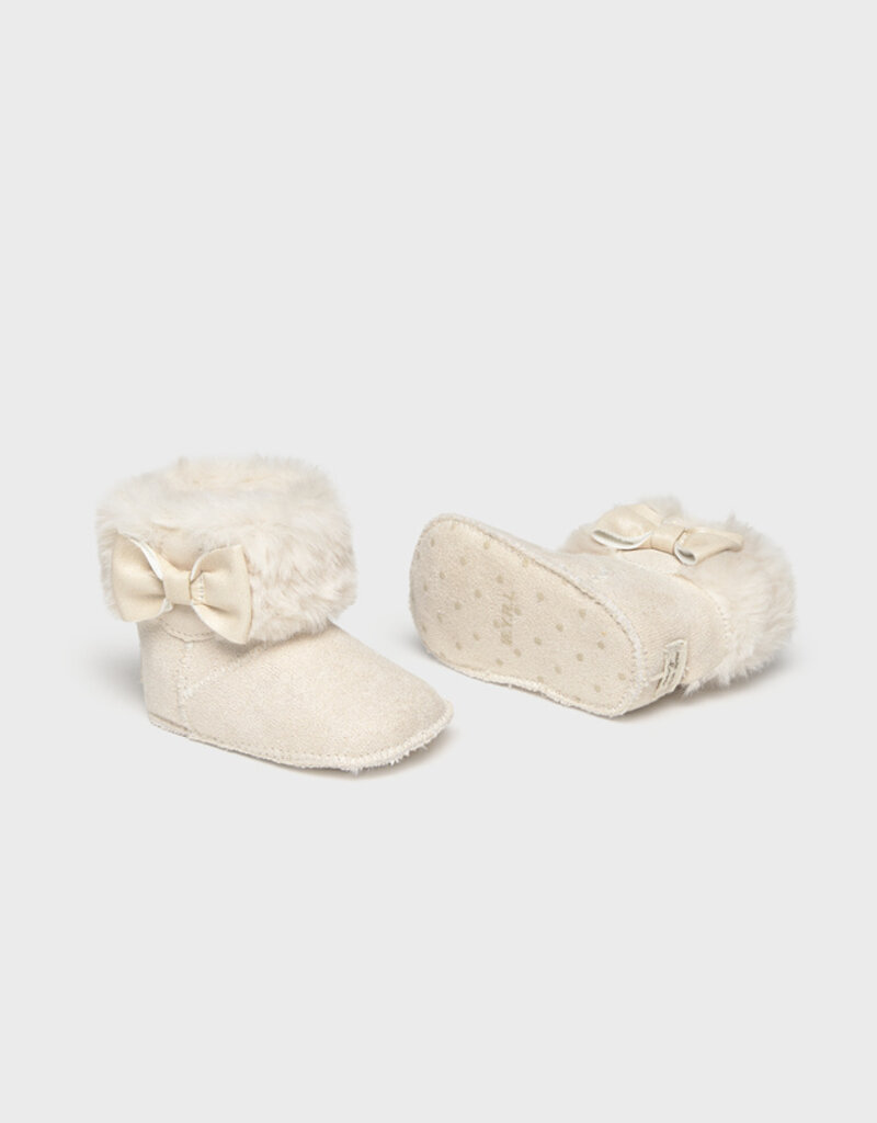 Mayoral Baby Girl Fur Cuffed Boots