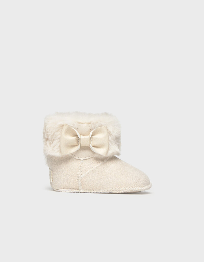 Mayoral Baby Girl Fur Cuffed Boots