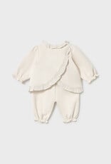 Mayoral Cream Fancy Pant Set