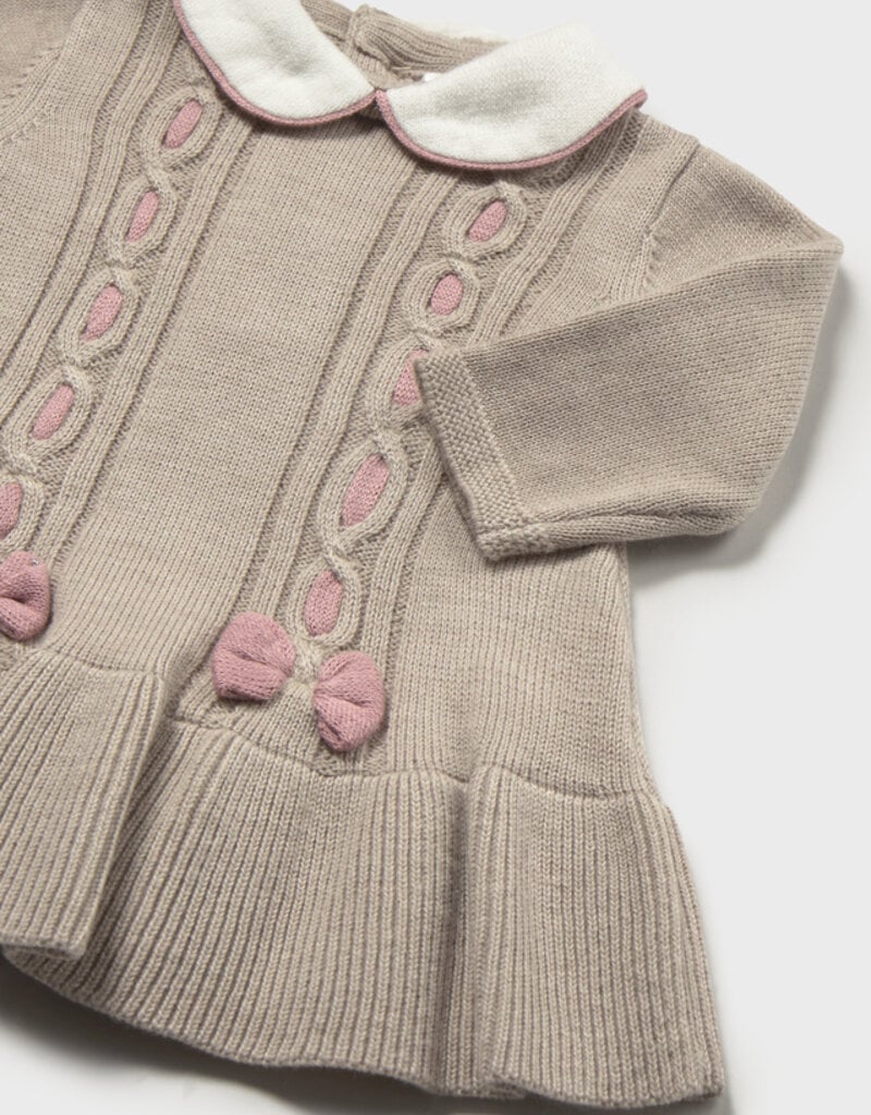 Mayoral Mocha Knit Dress