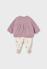 Mayoral Baby Girl Mauve Top Legging Set