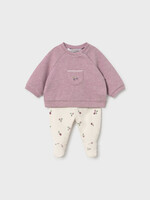 Mayoral Baby Girl Mauve Top Legging Set