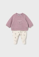 Mayoral Baby Girl Mauve Top Legging Set