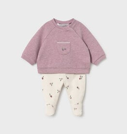 Mayoral Baby Girl Mauve Top Legging Set