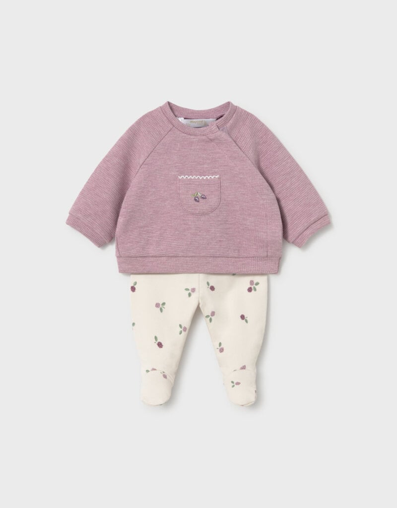Mayoral Baby Girl Mauve Top Legging Set