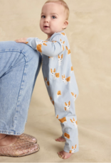 Tea Collection L/S POCKET BABY ROMPER CUTIE CORGIS