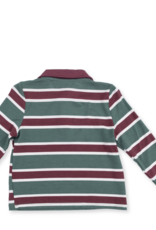 Angel Dear Rugby Stripe Green L/S Polo and Jogger