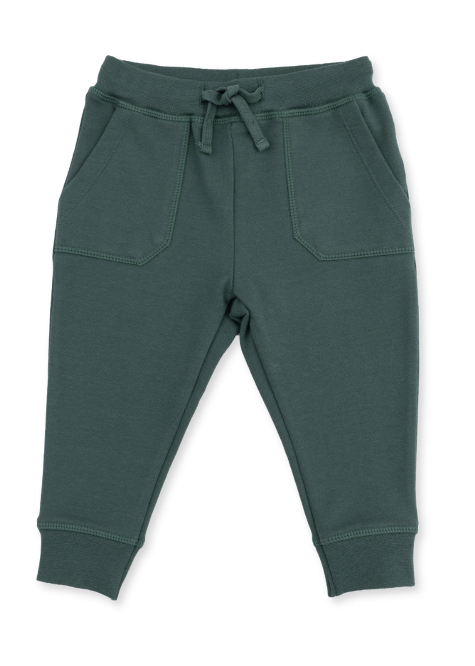 Angel Dear Rugby Stripe Green L/S Polo and Jogger